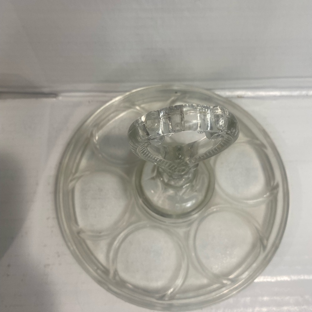 Clear‎ Glass beverage  Platter - Picture 3 of 4